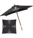 7' Wooden Market Umbrella