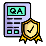 Quality assurance icon representing premium umbrella craftsmanship