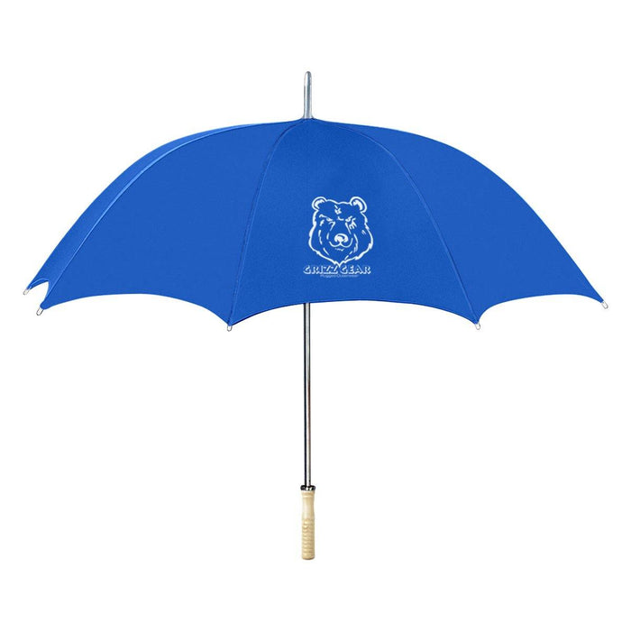 48" Arc Aluminum Stick Umbrella With Wood Handle - UmbrellasAndBeyond