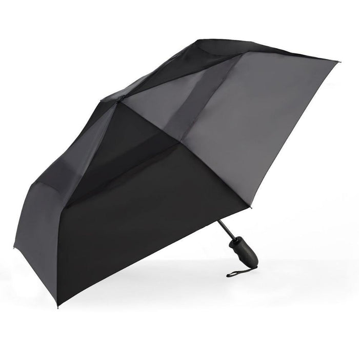 ShedRain - Windjammer 43" Vented Auto Open Close Umbrella - Black and Charcoal