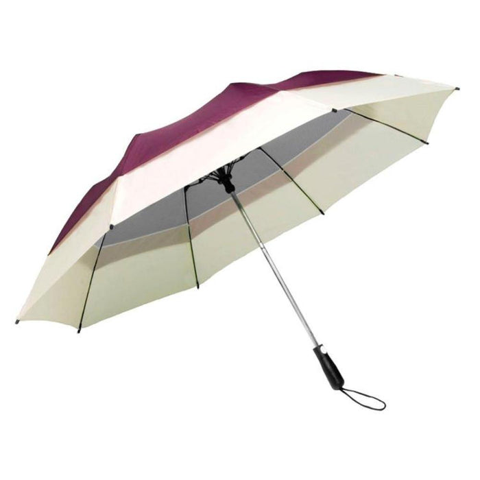 Winbrella Georgetown 58 inch umbrella color Burgundy and Cream