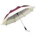 Winbrella Georgetown 58 inch umbrella color Burgundy and Cream